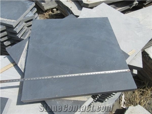 China Honed Black Limestone Natural Stone,Black Lime Stone